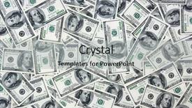  Presentation with money - Amazing presentation theme having money background backdrop and a light gray colored foreground