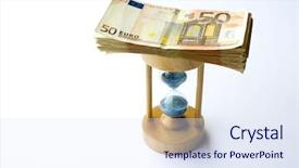  Presentation with profit loss - Cool new PPT theme with money banknote with a sand backdrop and a sky blue colored foreground