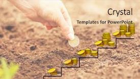  Presentation with emoney money traffic concept closeup - Audience pleasing slide deck consisting of money concept female hand drawing backdrop and a lemonade colored foreground