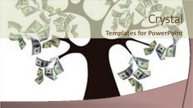  Presentation with money tree - Beautiful slide set featuring money-concept-money-tree-isolated backdrop and a soft green colored foreground