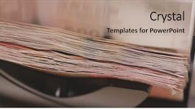  Presentation with hong kong - Cool new presentation design with money counting machine fro counting backdrop and a coral colored foreground