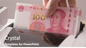  Presentation with counting - Cool new presentation with money counting machine with chinese backdrop and a gray colored foreground