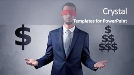  Presentation with grey change the job - Beautiful PPT layouts featuring money decisions - serious businessmen standing in front backdrop and a gray colored foreground