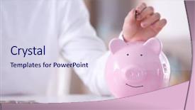  Presentation with man relaxing on massage table - Amazing presentation design having money drop - man sitting at table backdrop and a sky blue colored foreground