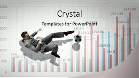  Presentation with statistics - Amazing presentation design having money dynamic - football game statistics mixed media backdrop and a light gray colored foreground