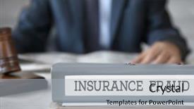  Presentation with fraud - Slide deck consisting of money evidence - insurance fraud concept folder background and a light gray colored foreground