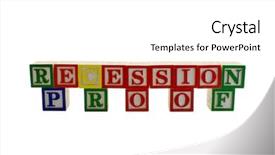  Presentation with blocks - Slide deck featuring money evidence - vintage alphabet blocks spelling background and a white colored foreground