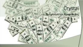  Presentation with dollar sign - Beautiful PPT layouts featuring money figure - heart shaped sign made backdrop and a soft green colored foreground