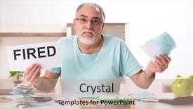  Presentation with uae old man - Amazing slide set having fire money - white bearded old man backdrop and a coral colored foreground