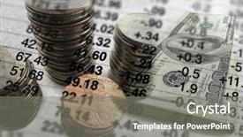  Presentation with investing - Audience pleasing slides consisting of money for stocks or bond backdrop and a gray colored foreground