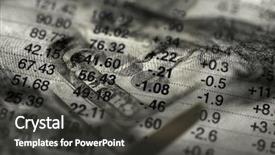  Presentation with bonds - Colorful theme enhanced with money for stocks or bond backdrop and a dark gray colored foreground