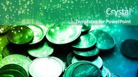  Presentation with light up - Amazing theme having money golden - fiber optics background with lots backdrop and a ocean colored foreground