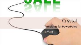  Presentation with computer - Amazing theme having money green - hand with computer mouse backdrop and a lemonade colored foreground