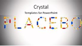  Presentation with how word until page color - PPT theme enhanced with money heal - word placebo made with pills background and a pink colored foreground