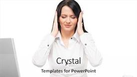  Presentation with working - Audience pleasing slide set consisting of money heal - young and attractive business woman backdrop and a  colored foreground