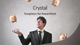  Presentation with juggling - Amazing slide set having money juggling backdrop and a  colored foreground