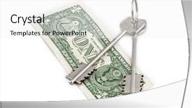  Presentation with bond - Audience pleasing slides consisting of money key bond backdrop and a  colored foreground