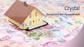  Presentation with housing - Amazing presentation design having money law - housing crisis in turkey backdrop and a lemonade colored foreground