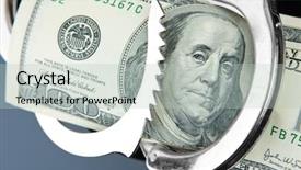  Presentation with law - Slides having money law - one hundred dollar banknote background and a light gray colored foreground