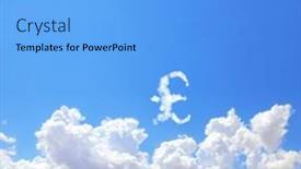  Presentation with britain - PPT theme with money-making-great-britain-pound background and a light blue colored foreground