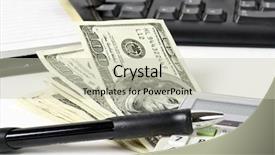  Presentation with demographic millennials business concept - Amazing PPT layouts having money management - business concept pen dollars calculator backdrop and a soft green colored foreground