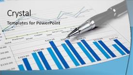  Presentation with financial management - Cool new slides with gangster with submachine gun isolated on white backdrop and a light gray colored foreground