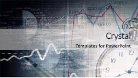  Presentation with money management - Slide set consisting of money management - pocket watch and business concepts background and a light gray colored foreground