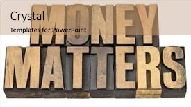  Presentation with financial money market - PPT layouts with money matters - financial concept - isolated background and a coral colored foreground