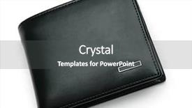  Presentation with leather - Colorful presentation enhanced with money matters - leather wallet backdrop and a dark gray colored foreground