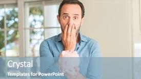  Presentation with save water concept saving - Audience pleasing presentation theme consisting of money on piggy bank cover backdrop and a light blue colored foreground