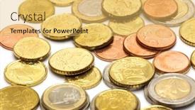  Presentation with money - Cool new presentation theme with money-on-white-background backdrop and a yellow colored foreground