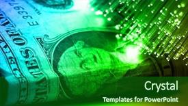  Presentation with prize - Amazing theme having money prize - fiber optics background with lots backdrop and a forest green colored foreground