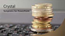  Presentation with e business and e commerce - Beautiful presentation featuring money security - business e-commerce backdrop and a light gray colored foreground