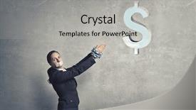  Presentation with work the word in your life - Slides having money slave - not a word she can background and a  colored foreground