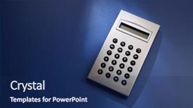  Presentation with solar - Beautiful PPT layouts featuring money solar - silver calculator on the blue backdrop and a navy blue colored foreground