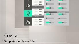  Presentation with automation system - Beautiful PPT layouts featuring money staircase sky - digital composite of home automation backdrop and a light gray colored foreground