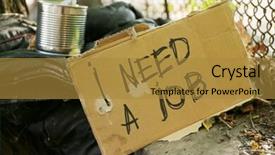  Presentation with homeless - PPT layouts enhanced with money thank - things homeless outdoors background and a gold colored foreground