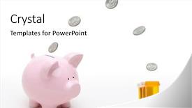  Presentation with reform - Cool new PPT theme with money transfer - paying for healthcare reform backdrop and a white colored foreground