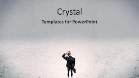  Presentation with businessman standing on mountain top - Slide deck consisting of moneywise wise - adult elegant businessman standing background and a light gray colored foreground