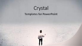  Presentation with businessman standing on maze - Presentation theme with moneywise wise - adult elegant businessman standing background and a light gray colored foreground