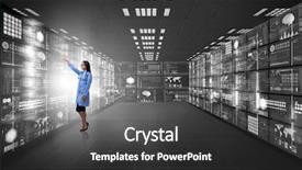  Presentation with telemedicine word cloud concept - Cool new presentation with monitors tomography - concept of telemedicine with female backdrop and a  colored foreground