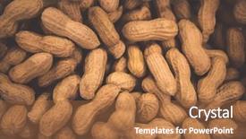  Presentation with peanuts - Amazing presentation having monkey nuts in the nutshell backdrop and a red colored foreground