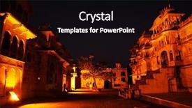  Presentation with monkey - Cool new PPT theme with monkey temple galwar bagh backdrop and a black colored foreground