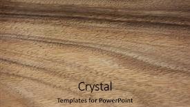  Presentation with wood grain texture - Cool new slide deck with monky pod albizia saman backdrop and a coral colored foreground