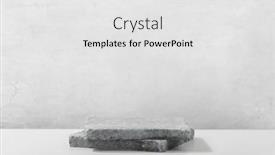  Presentation with granite - Presentation theme enhanced with monochrome-gray-template-for-mockup background and a white colored foreground