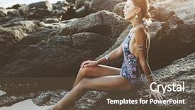  Presentation with jewelery - Beautiful presentation theme featuring monokini - photo of beautiful boho styled backdrop and a tawny brown colored foreground