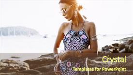  Presentation with jewelery - Amazing slides having monokini - photo of beautiful boho styled backdrop and a tawny brown colored foreground