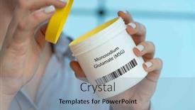  Presentation with chinese restaurant - Slide set enhanced with monosodium-glutamate-msg-a-flavor and a light blue colored foreground