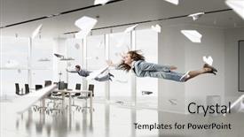  Presentation with tired - Slide deck consisting of monotone - when tired of monotonous work background and a light gray colored foreground