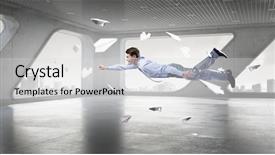  Presentation with tired - PPT theme having monotone - when tired of monotonous work background and a light gray colored foreground